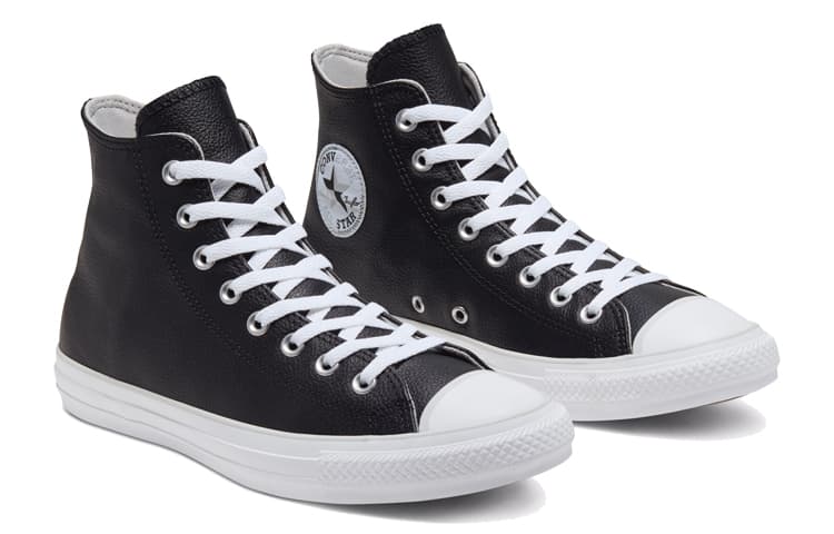 Converse Seasonal Color Leather Chuck Taylor All Star 'Black White' 5