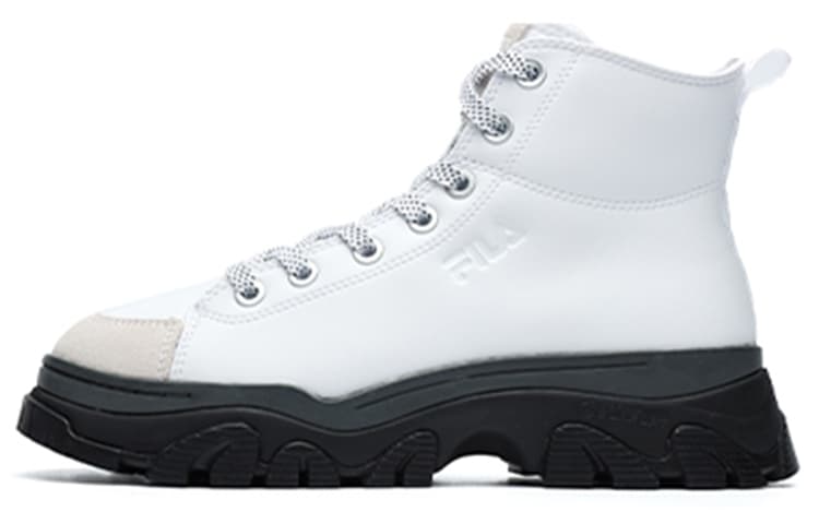 FILA Casual High Top Outdoor White Black Women's 2