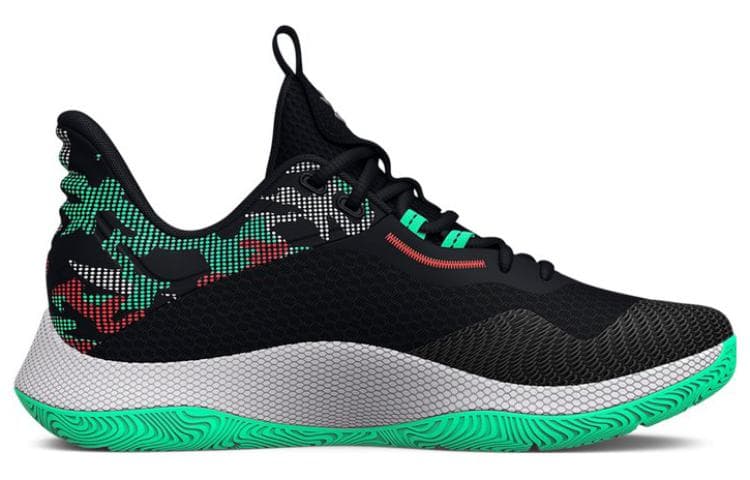 Under Armour Curry 2 Hovr Splash 'Black Antifreeze Camo' 3