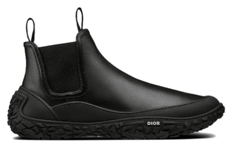 DIOR B28 Ankle-Length Chelsea Boots Men's Black 4