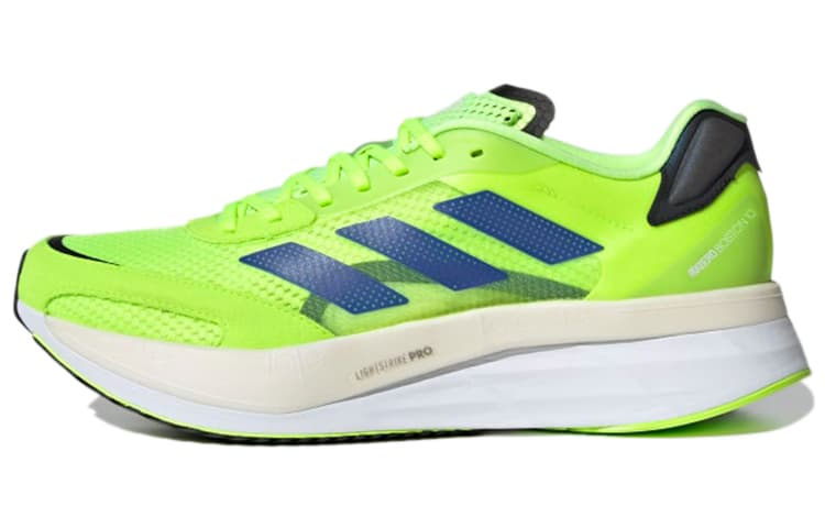 Adidas Adizero Boston 10 Signal Green Sonic Ink