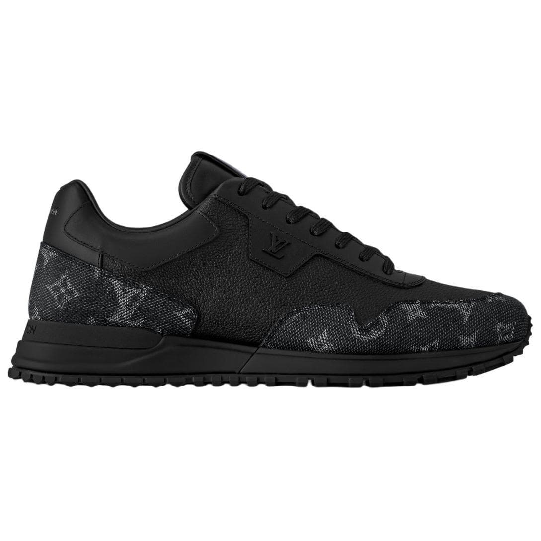 LOUIS VUITTON Run Away 2025 Spring Men's Collection Low-Top Casual Shoes Men's Black 4