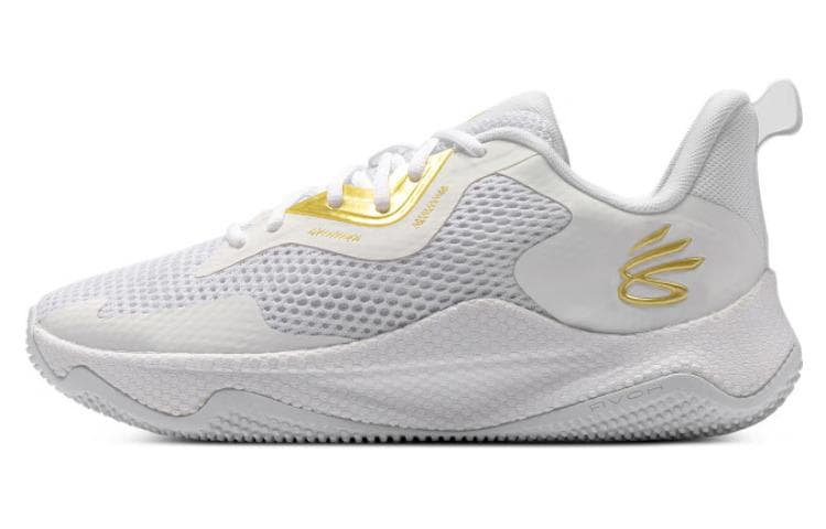 Under Armour Curry 3 Hovr Splash 'White Metallic Gold' 2