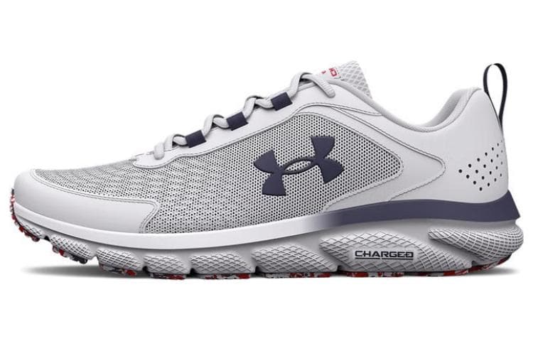 Under Armour Charged Assert 9 Running Shoes 'White Blue' 2