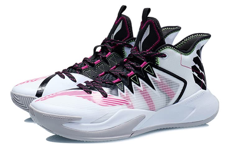 LiNing Storm 2021 Slip Resistant Lightweight Rebound Mid Top Basketball Shoes Men's 6
