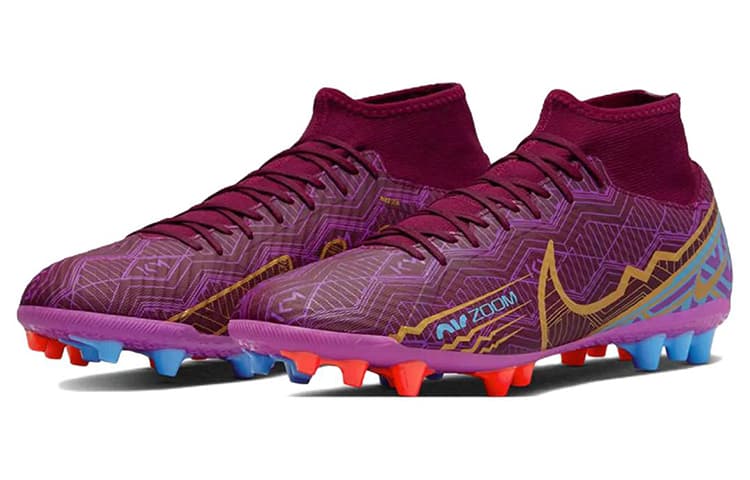 Nike Zoom Superfly 9 Elite KM FG 'Mbappé Dark Beetroot' 6