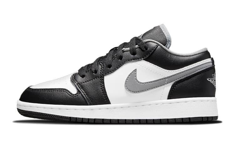 Jordan Kids Air Jordan 1 Low "Black/Grey/White" Sneakers