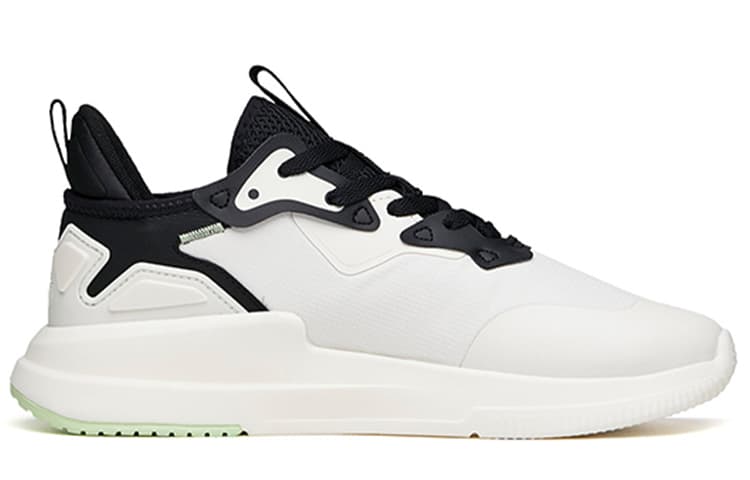 Anta Breathable Low-Top Skateboard Shoes Men's White Black 4