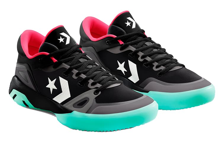 Converse G4 Black Solar Red Fresh Mint 5