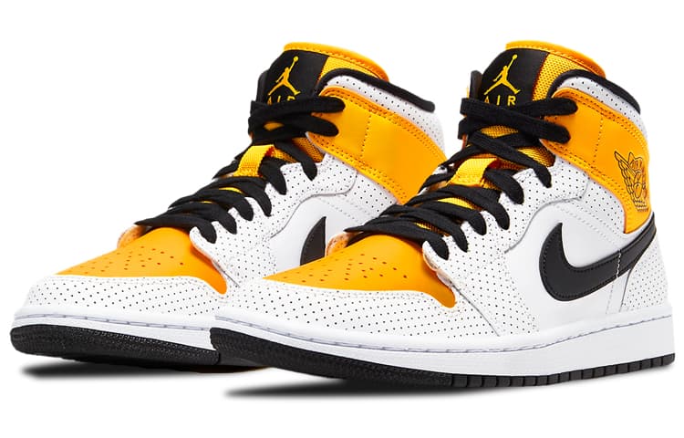 JORDAN 1 Mid Laser Orange Women's 6