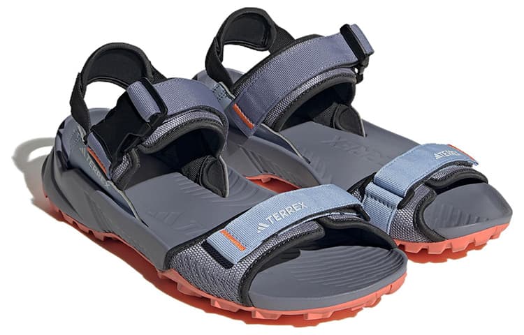 Adidas Terrex Hydroterra Sandals 'Grey Blue Orange' 6