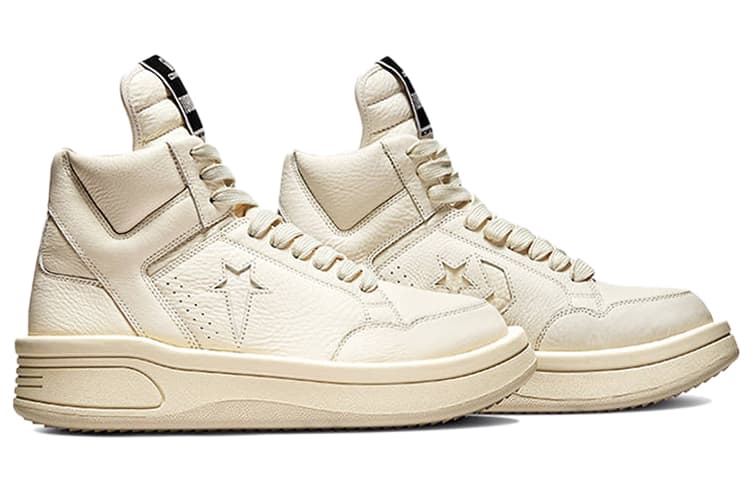Turbowpn Rick Owens X Drkshdw Converse Mid 'Egret' 3