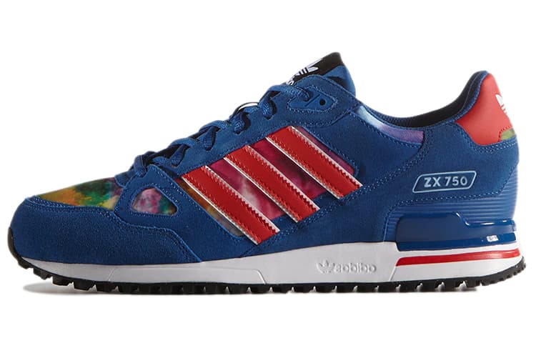 Adidas Originals Zx 750 Sport Shoes Blue/Red 2