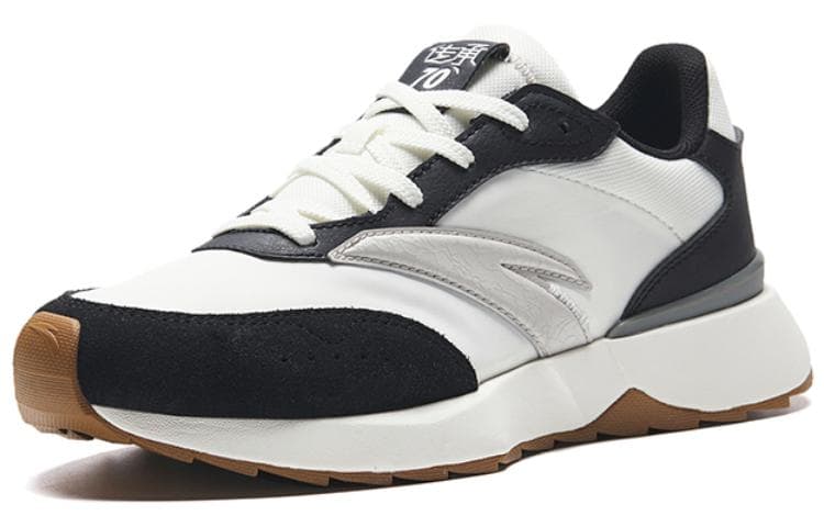 Anta Anti-Slip And Wear-Resistant Lightweight Low-Top Sports Casual Shoes Women's White Black 3