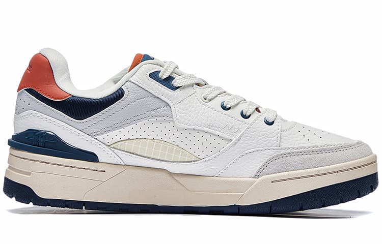 LiNing RSR 101 Anti-Slip And Wear-Resistant Lightweight Low-Top Skateboard Shoes Men's Ecru Gray 4