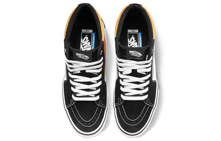 Sk8 Vans  Hi Pro 'Fade   Black Orange' 5