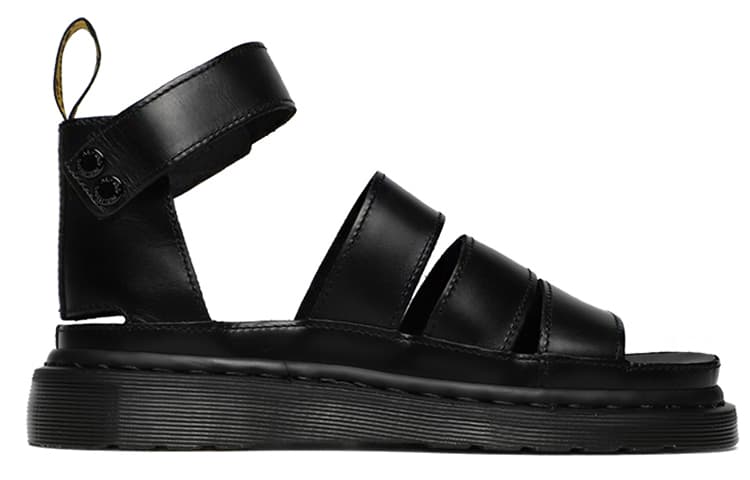 Dr.Martens Vintage Platform Hollowed Sandal Black Women's 3