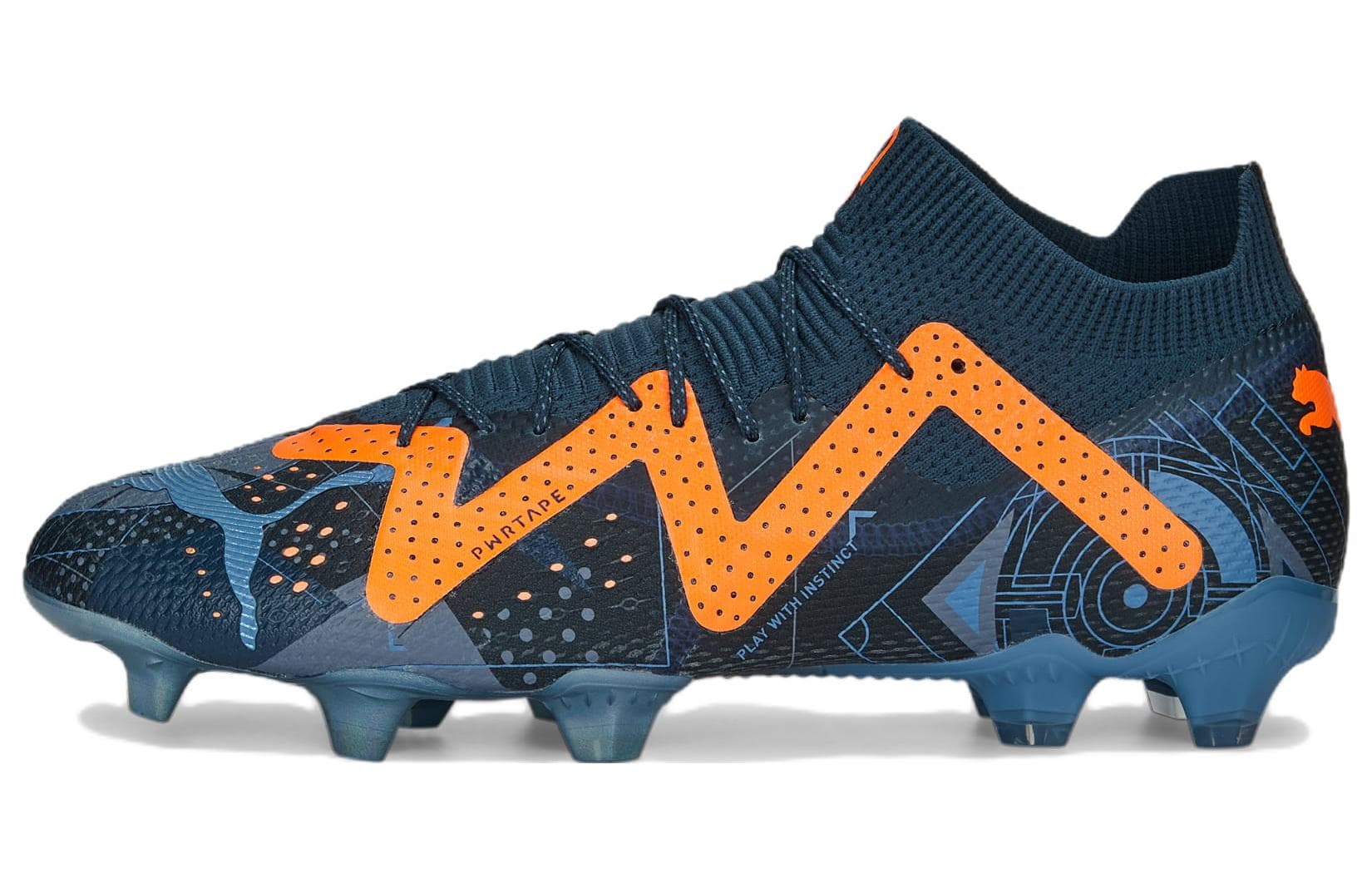 PUMA Future Ultimate Dna Fg Ag 'Dark Night Ultra Orange'