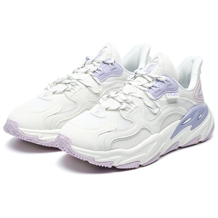 FILA Wave Low Top Shoes 'White Purple' Women's 4