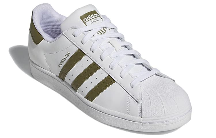Adidas Originals Superstar 'White Focus Olive' 6