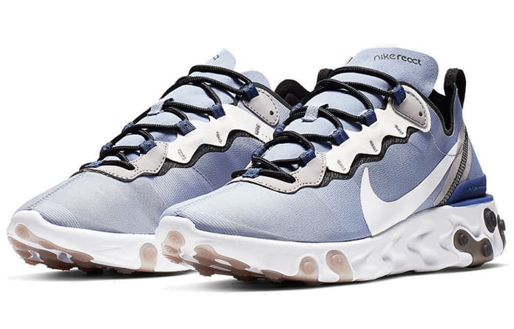 Nike React Element 55 Indigo Fog Mystic Navy 5