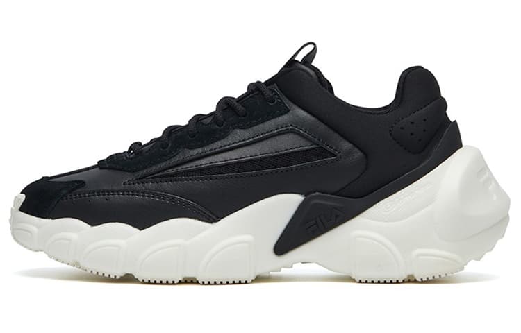 FILA Heritage-Fht Comfort Breathable Low Top Casual Dad Shoes Women's Black 2