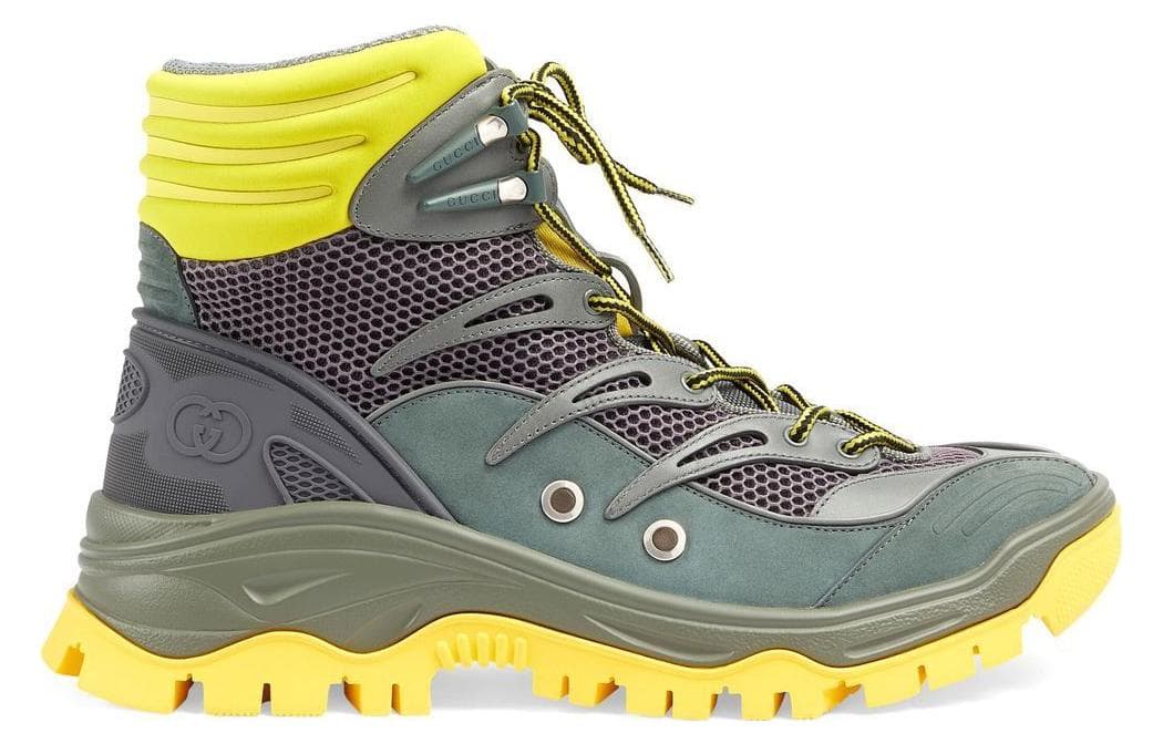GUCCI Outdoor Boots Men Gray 4