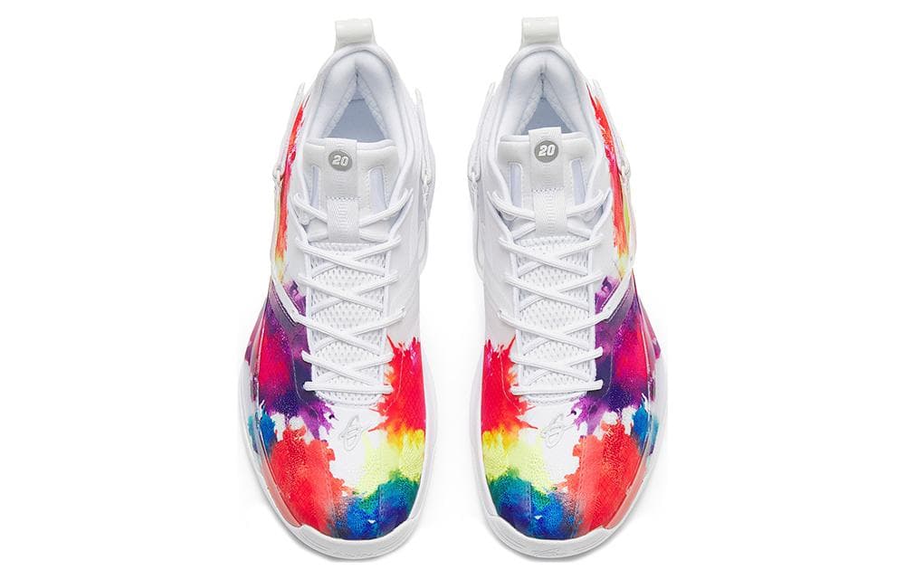 ANTA GH3 Basketball Shoes Men's Low top White/Red/Purple 5