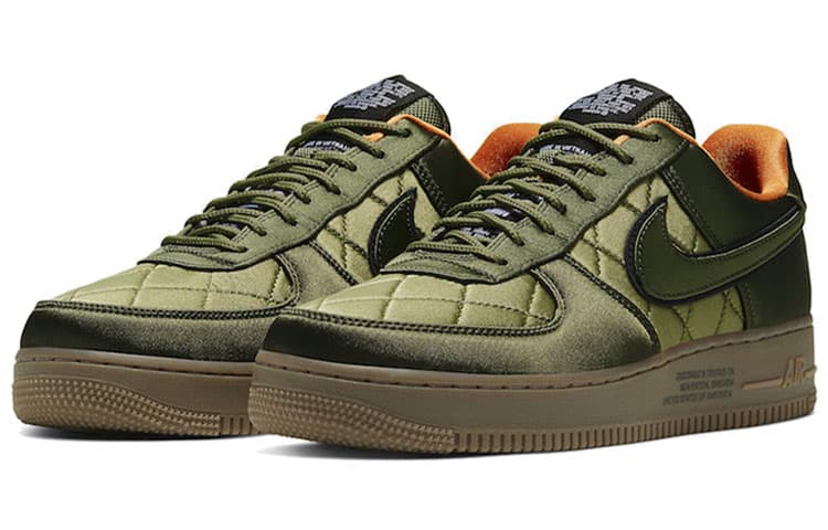 Nike Air Force 1 Low Quilted Satin Pack Cargo Khaki 6