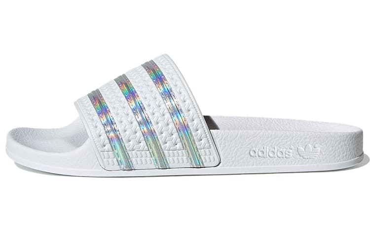 Adilette Women's Adidas Originals Slide 'White Iridescent' Women's