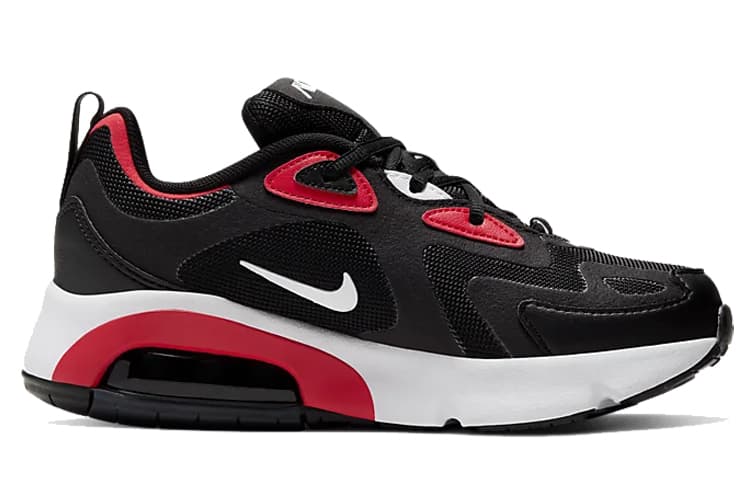 Nike Air Max 200 Black University Red GS 4