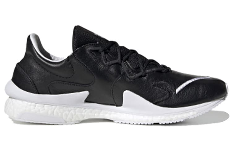 Y 3 Adizero Runner Leather Black White 4