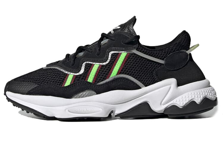Adidas Originals Ozweego Black Solar Green Women's 2