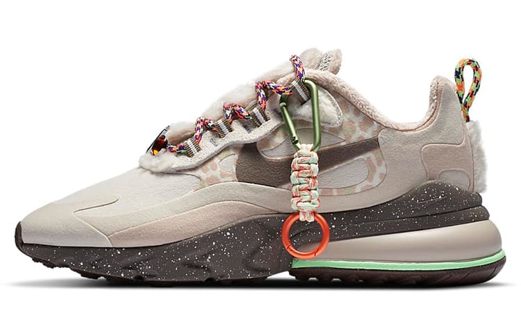 Nike Air Max 270 React Light Wood Brown Women's 2