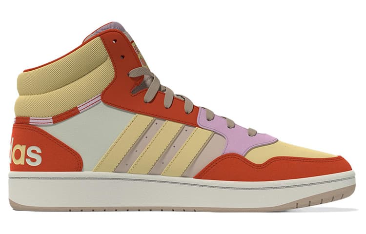 Adidas Neo Neo Hoops 3.0 Mid 'Orange Yellow' Women's 4