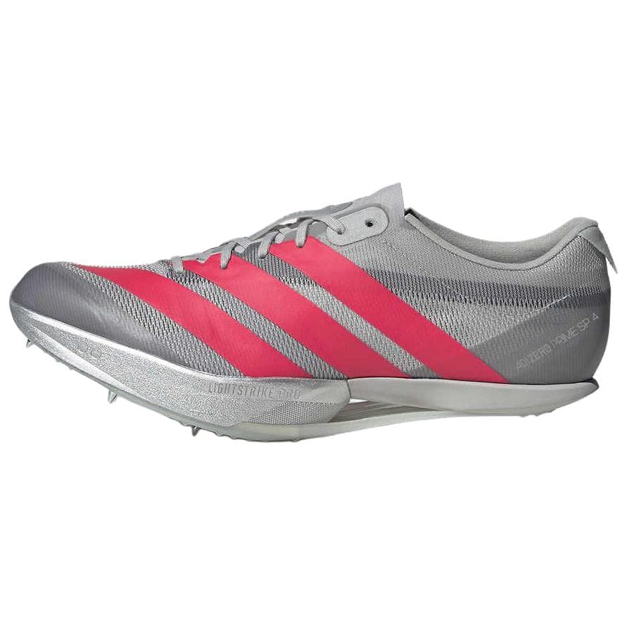 adidas ADIZERO PRIME SP 4 Comfortable Soft Anti-Slip Wear-Resistant Functional Silver Track Shoes Unisex Low-Top