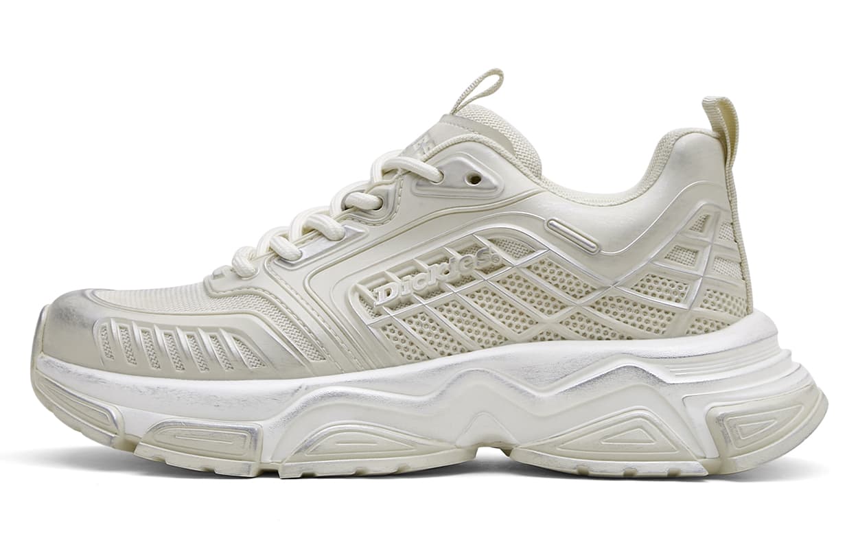Dickies Patchwork Series Cool Trendy Dad Shoes Men's White