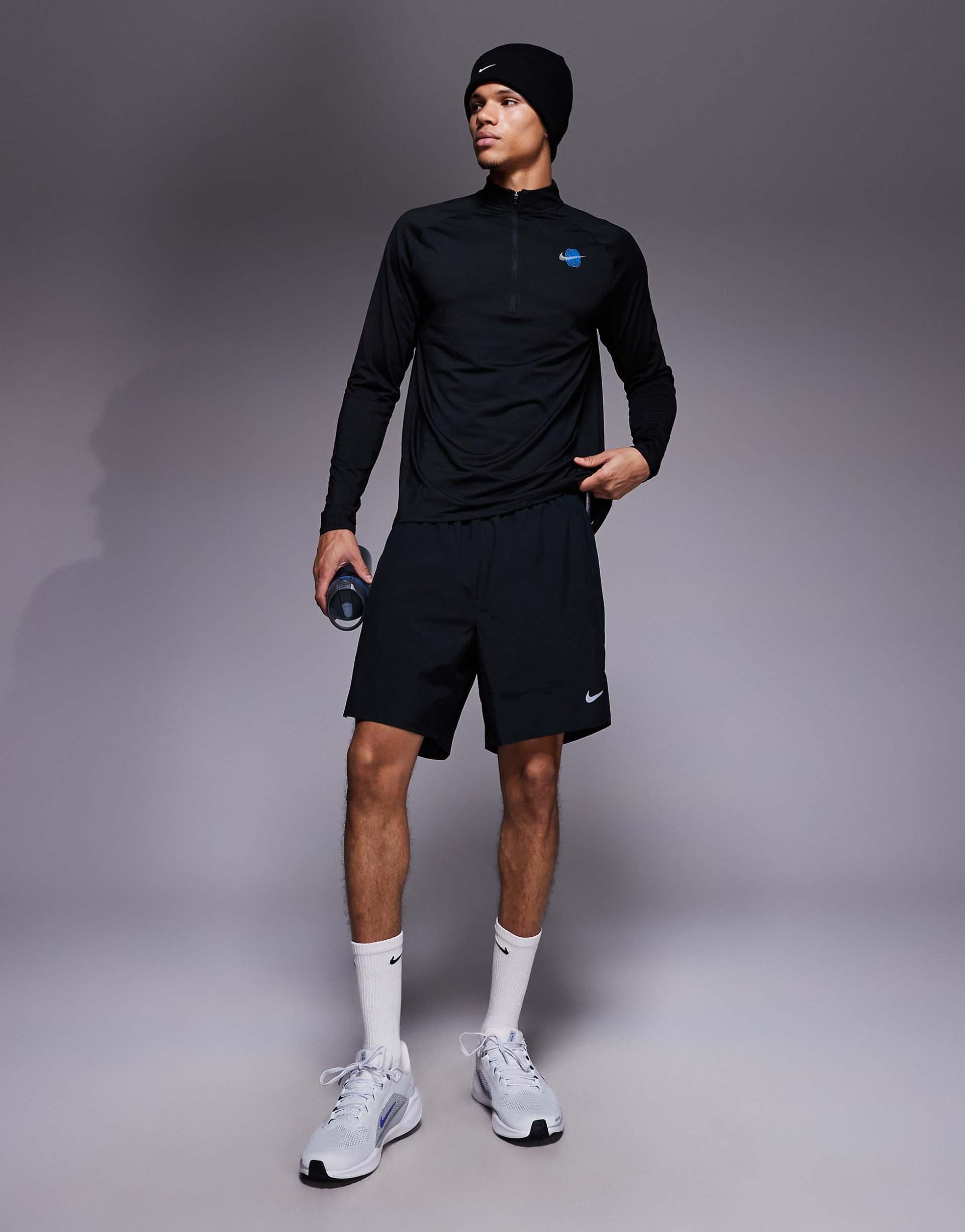 Nike Running Dri-FIT Challenger 7-inch 2-in-1 shorts in black
