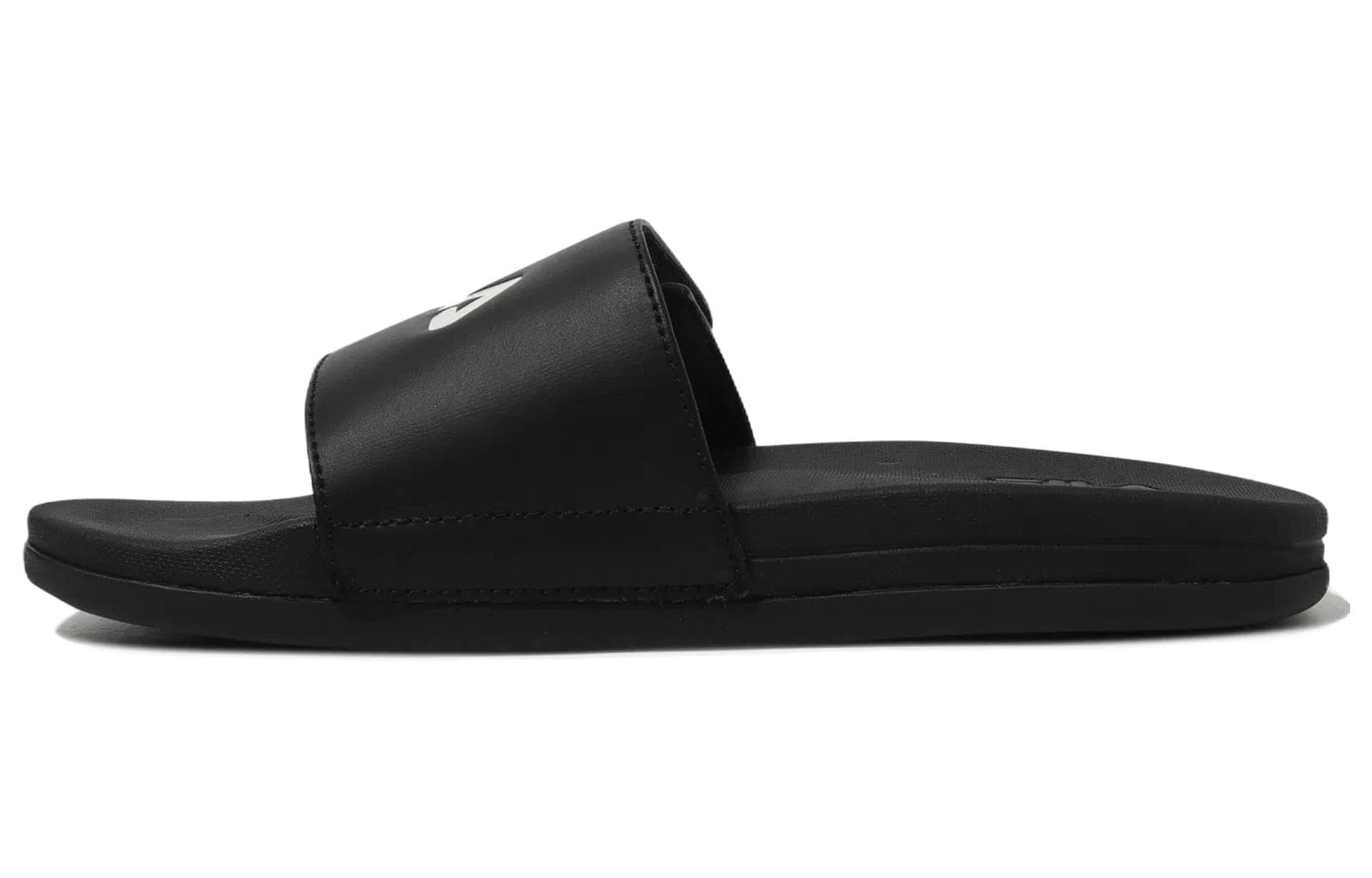FILA Comfortable Wear-Resistant Slide Sandals Unisex Black Korean Style