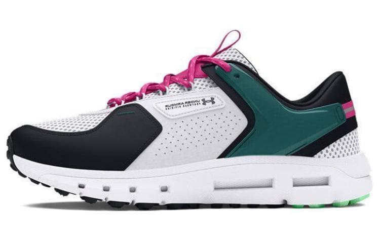 Under Armour Summit Trek Low Top Running Shoes Men's White Black Green