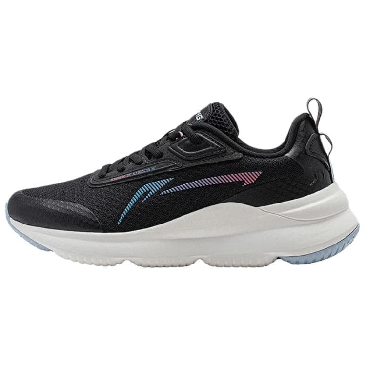 LiNing Comfortable Sporty Versatile Wear-Resistant Breathable Low-Top Casual Shoes Women's Black