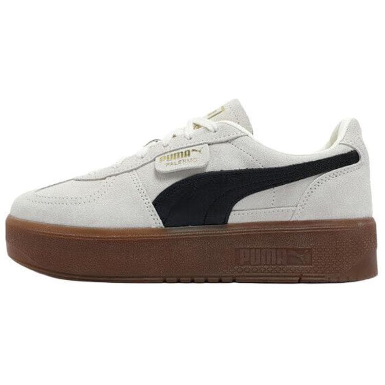 PUMA Palermo Comfortable Versatile Low-Top Skateboard Shoes Women's Ecru