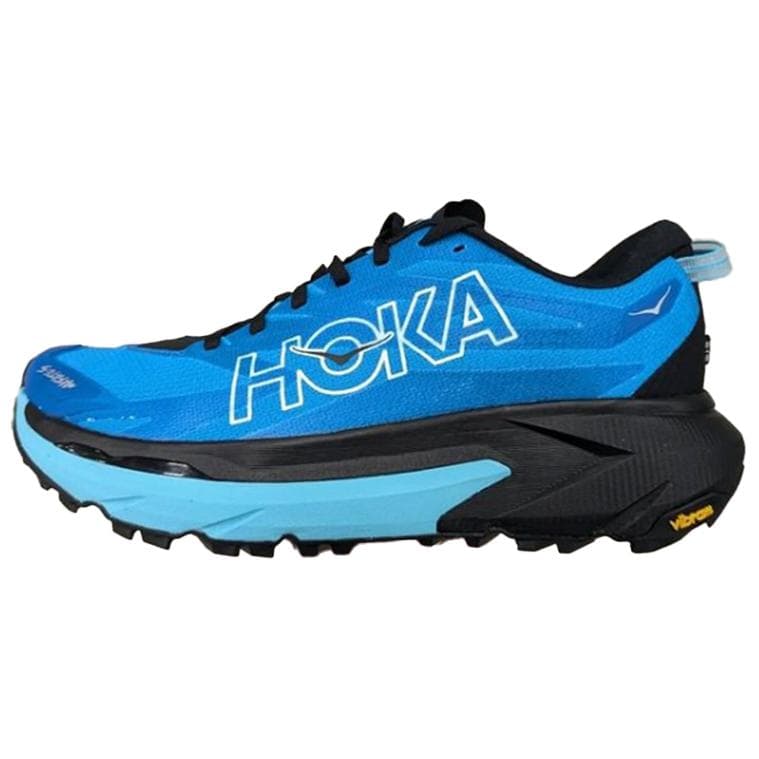 HOKA ONE ONE Mafate 5 Soft Comfort Non-Slip Wear-Resistant Low-Top Running Shoes Unisex Blue