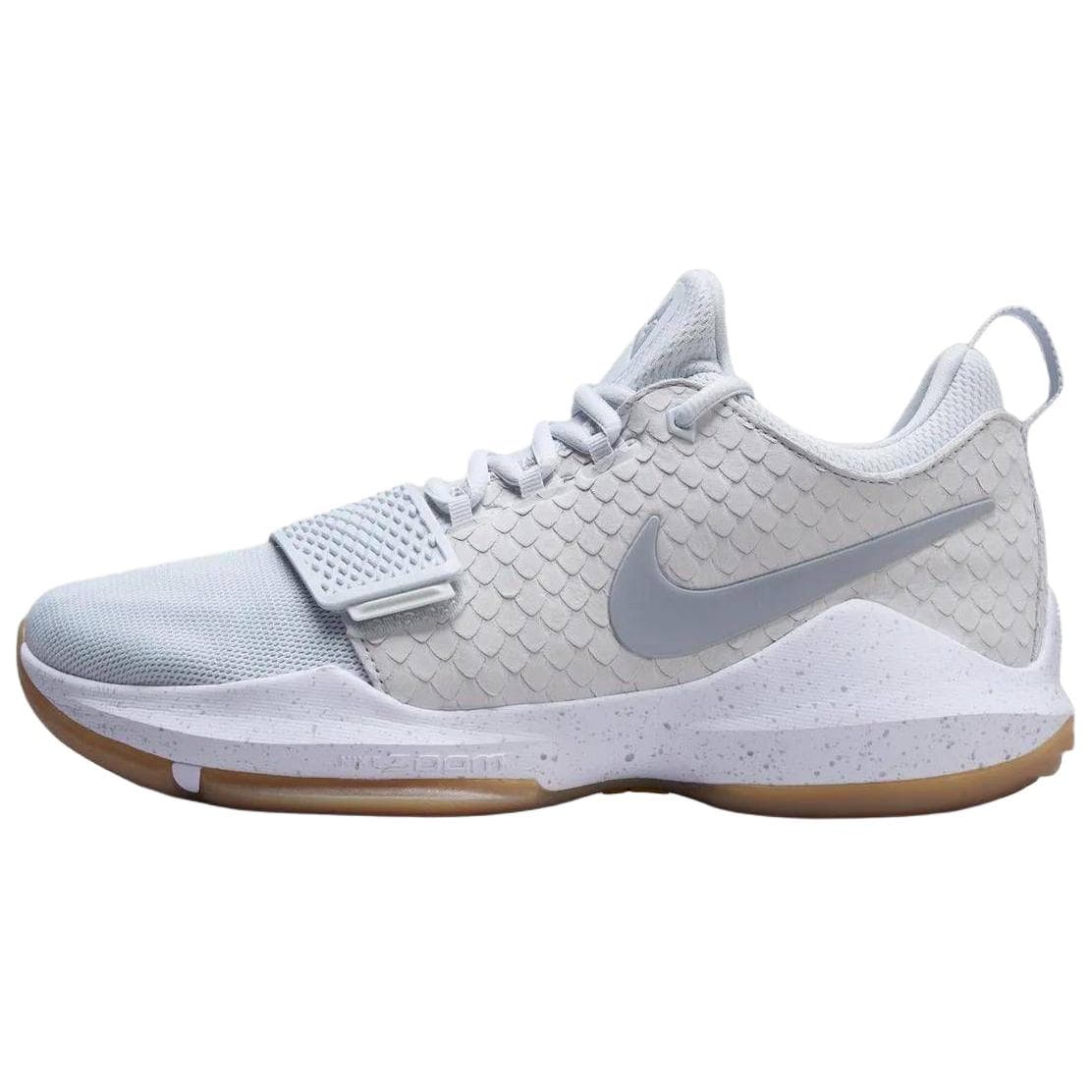Nike PG 1 EP Comfort Fit Torsion Grip Basketball Shoes Men's Gray