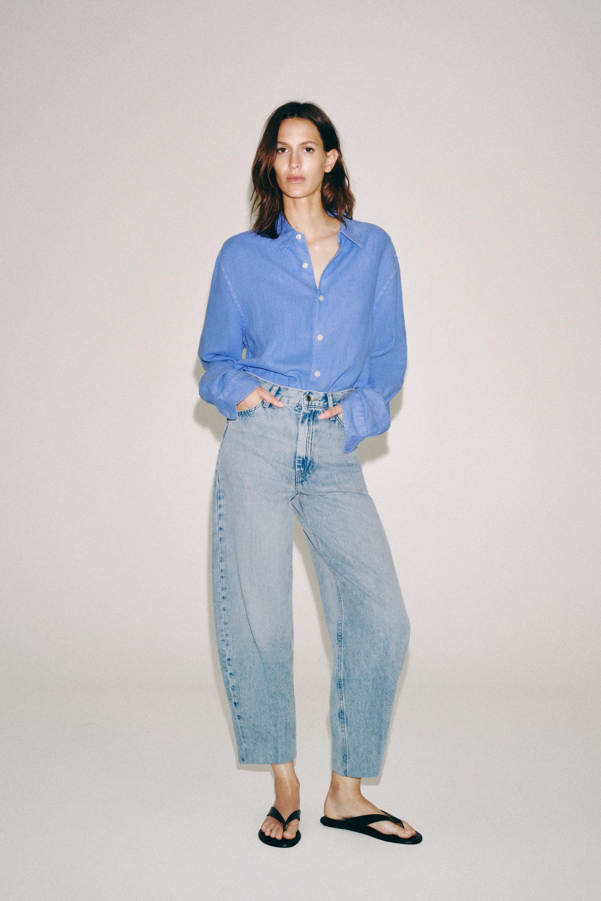 ZW COLLECTION HIGH-WAIST TAPERED JEANS