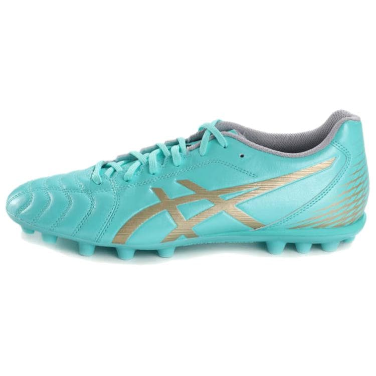 Asics Ds Light Club AG Rubber Short Studs Artificial Ground Coverage Soccer Shoes Men's Blue Gold