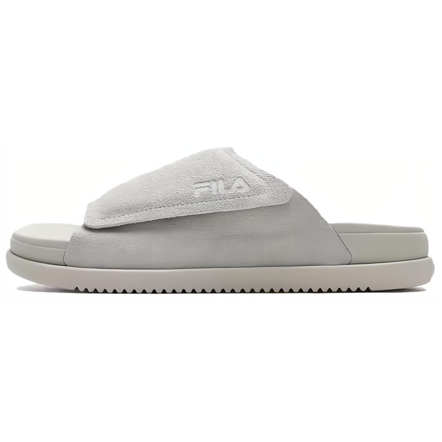 FILA Slip-Resistant Abrasion-Resistant Slide Slippers Men's Gray