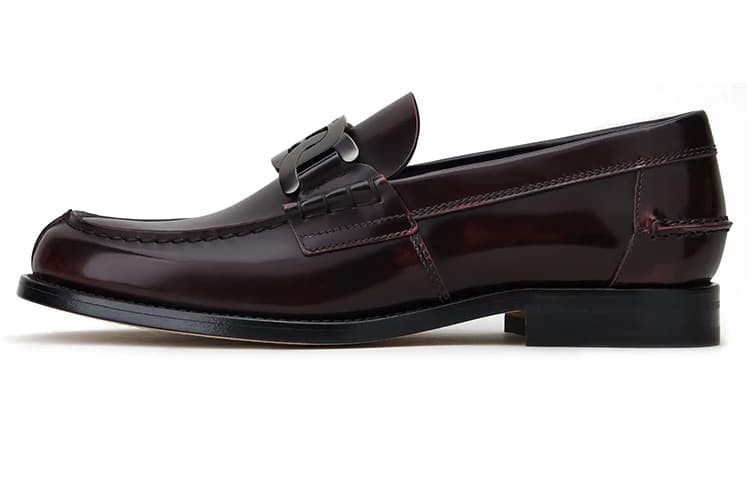 TOD'S Casual Single Shoes Men's Burgundy