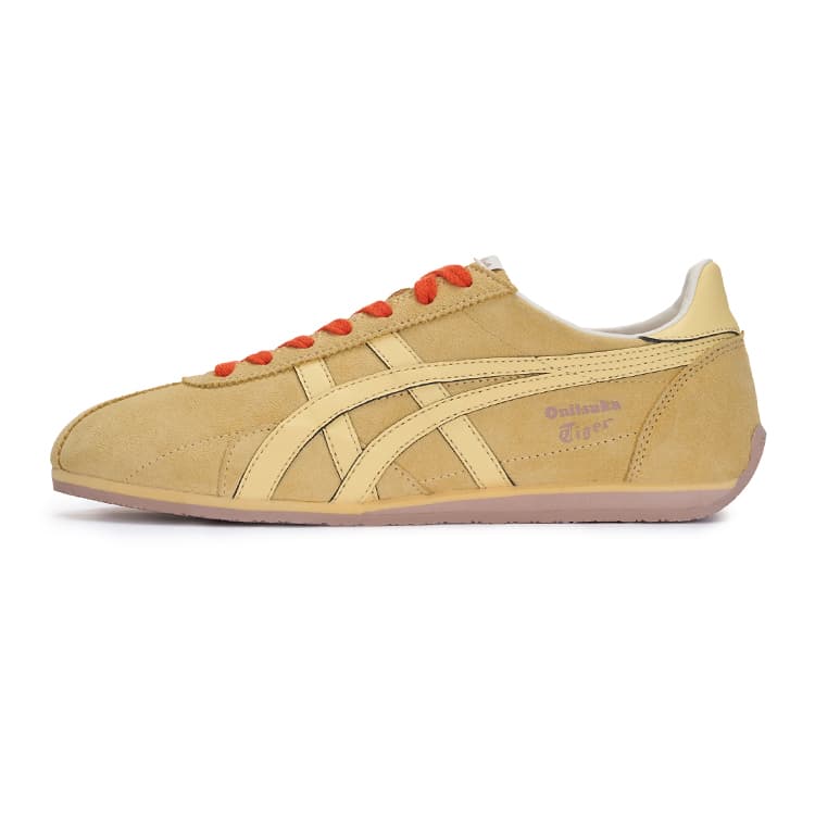 Onitsuka Tiger Runspark Fashion Versatile Slip-Resistant Wear-Resistant Low-Top Casual Lifestyle Shoes Unisex Yellow