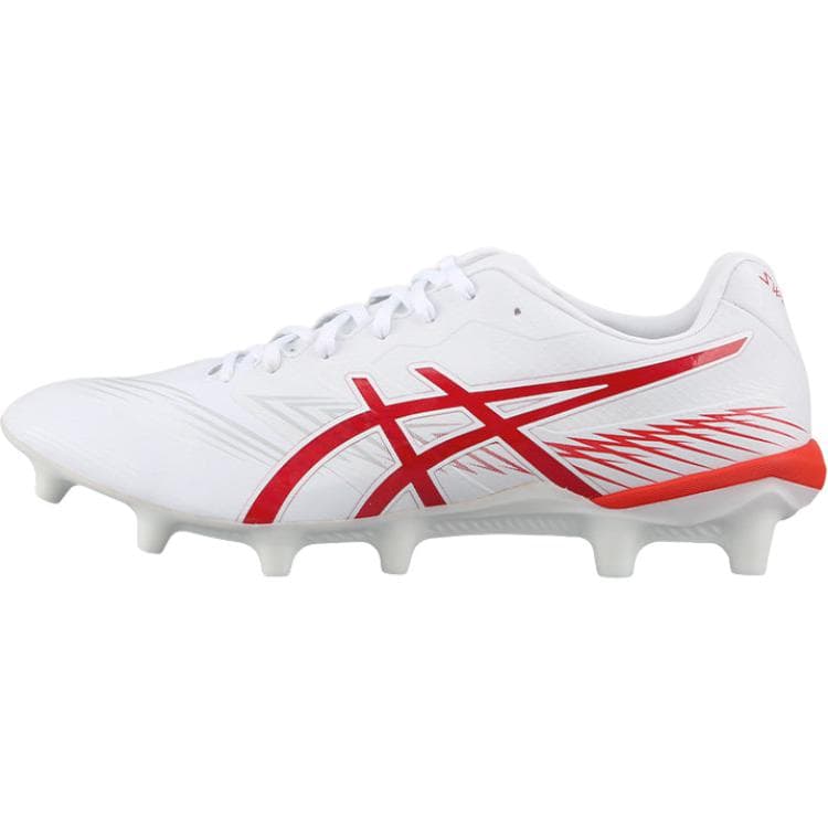 Asics SWIFT STRIKE Comfort Versatile FG (Rubber Studs) Wear-Resistant Soccer Cleats Men's White